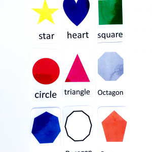 2D Shape Flash Cards