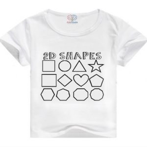 Shapes Colour me In T-Shirt