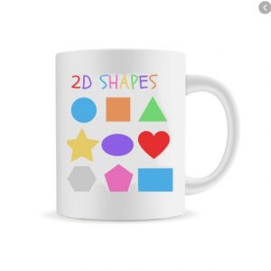 2D Shapes Mug