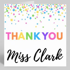 Personalised Thank You Card